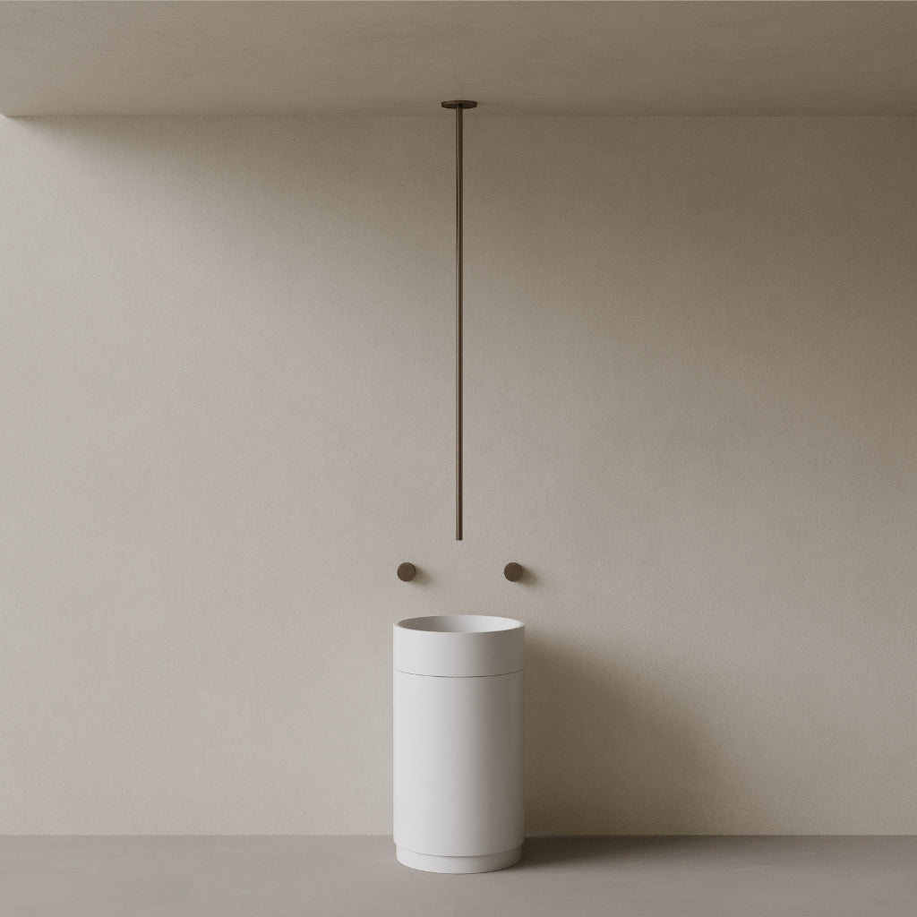 Modern Column Ceiling-Mounted Faucet
