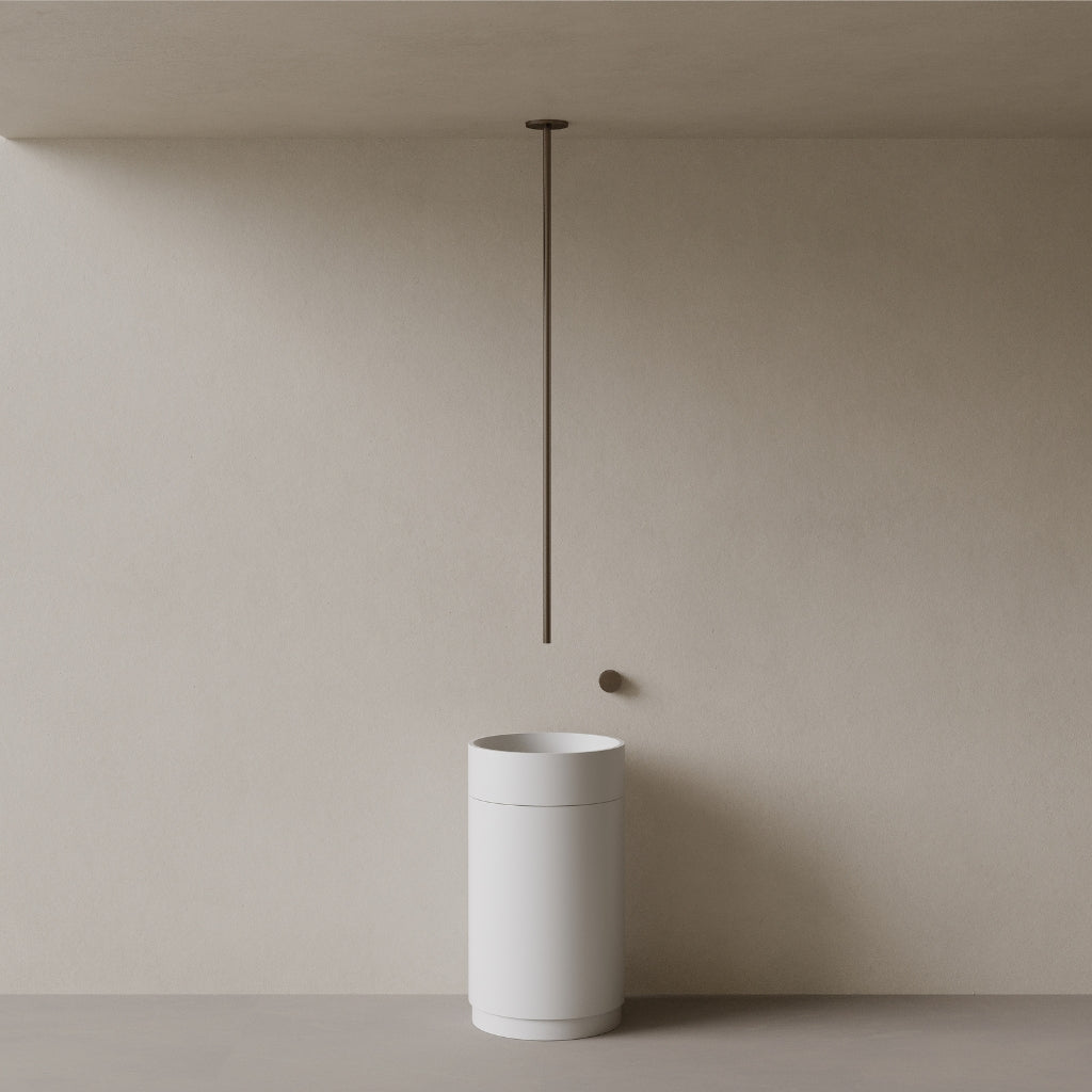 Modern Column Ceiling-Mounted Faucet