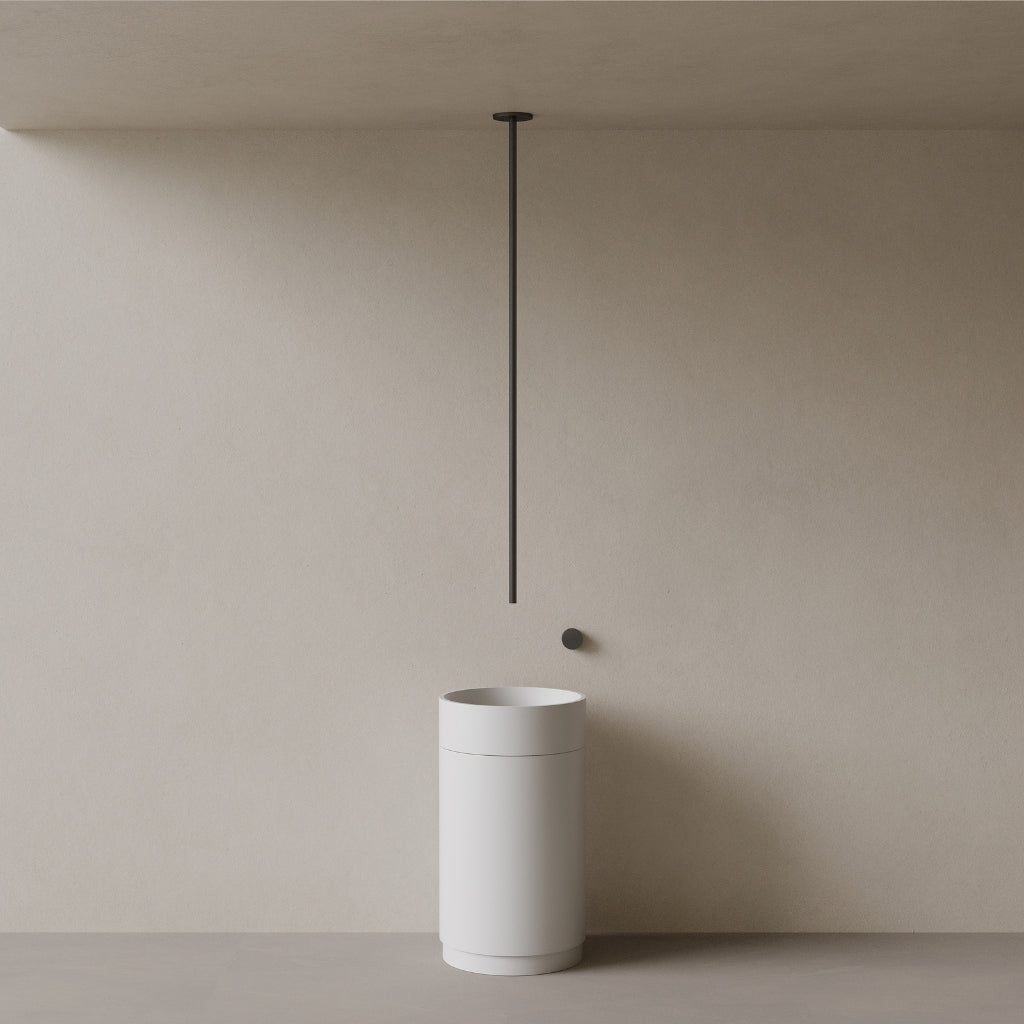 Modern Column Ceiling-Mounted Faucet