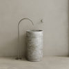 Rotundi Handcrafted Stone Pedestal Sink