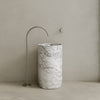 Rotundi Handcrafted Stone Pedestal Sink