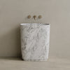 Ovola Handcrafted Stone Pedestal Sink