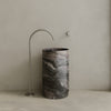 Rotundi Handcrafted Stone Pedestal Sink