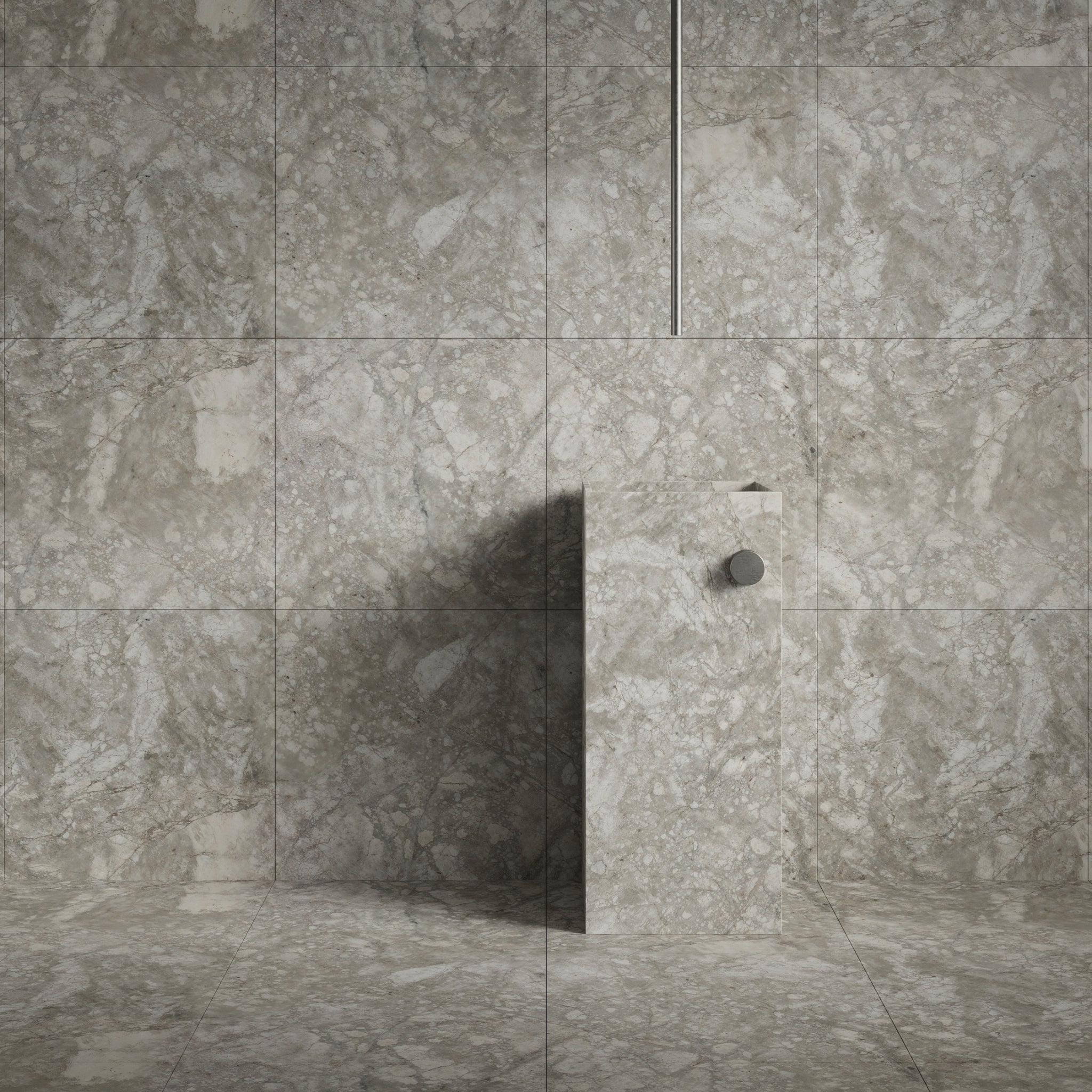 Calacatta Gray Natural Stone Honed Marble Tile