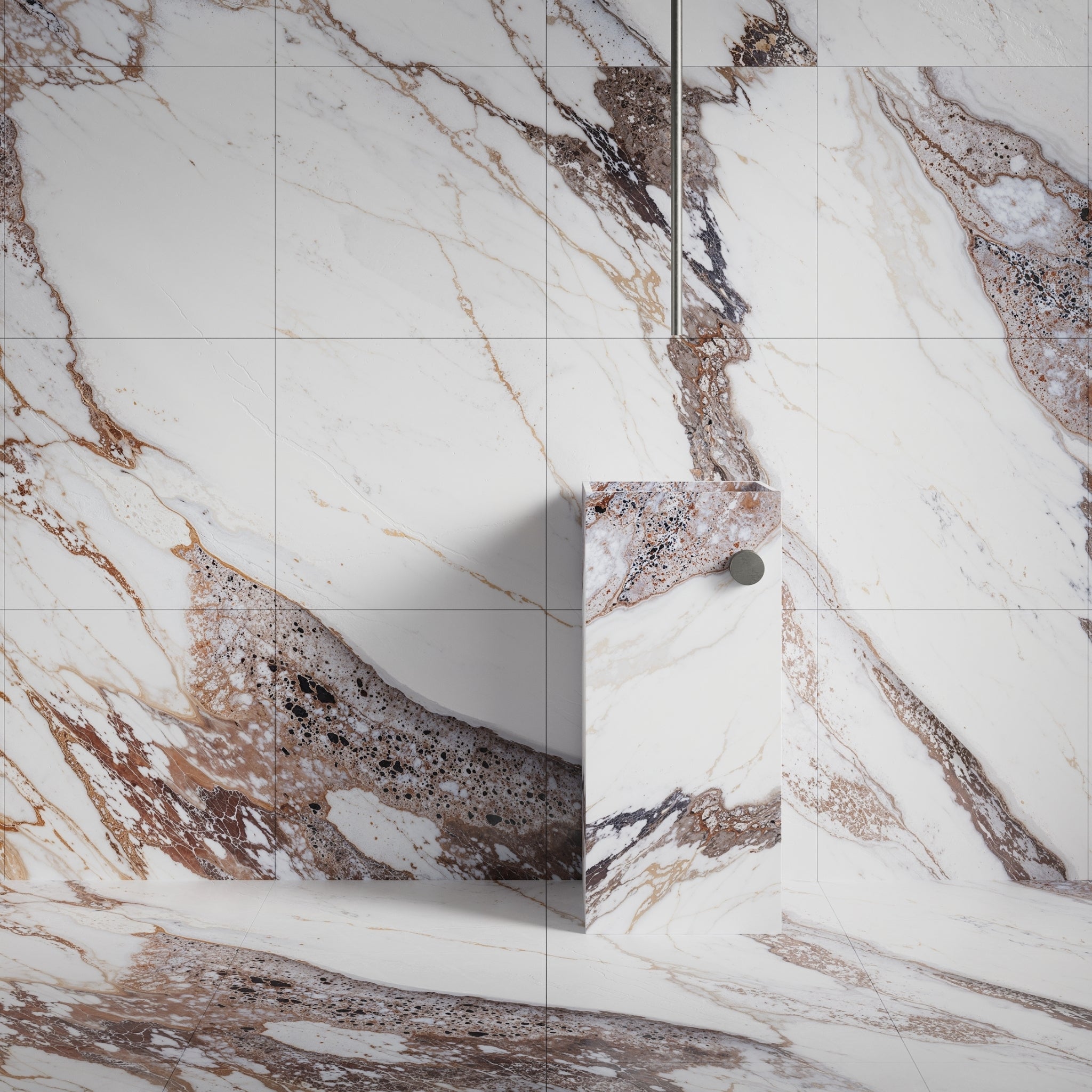 Calacatta Vagli Natural Stone Honed Marble Tile