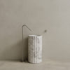 Cavo Handcrafted Fluted Stone Pedestal Sink