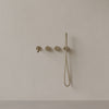 Modern Curved Spout Wall-mounted Bathtub Filler