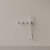 Modern Curved Spout Wall-mounted Bathtub Filler