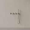 Modern Curved Spout Wall-mounted Bathtub Filler