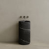 Rivio Handcrafted Fluted Stone Pedestal Sink