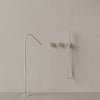 Modern Angled Floor Mounted Bathtub Filler