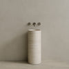 Colva Handcrafted Stone Pedestal Sink
