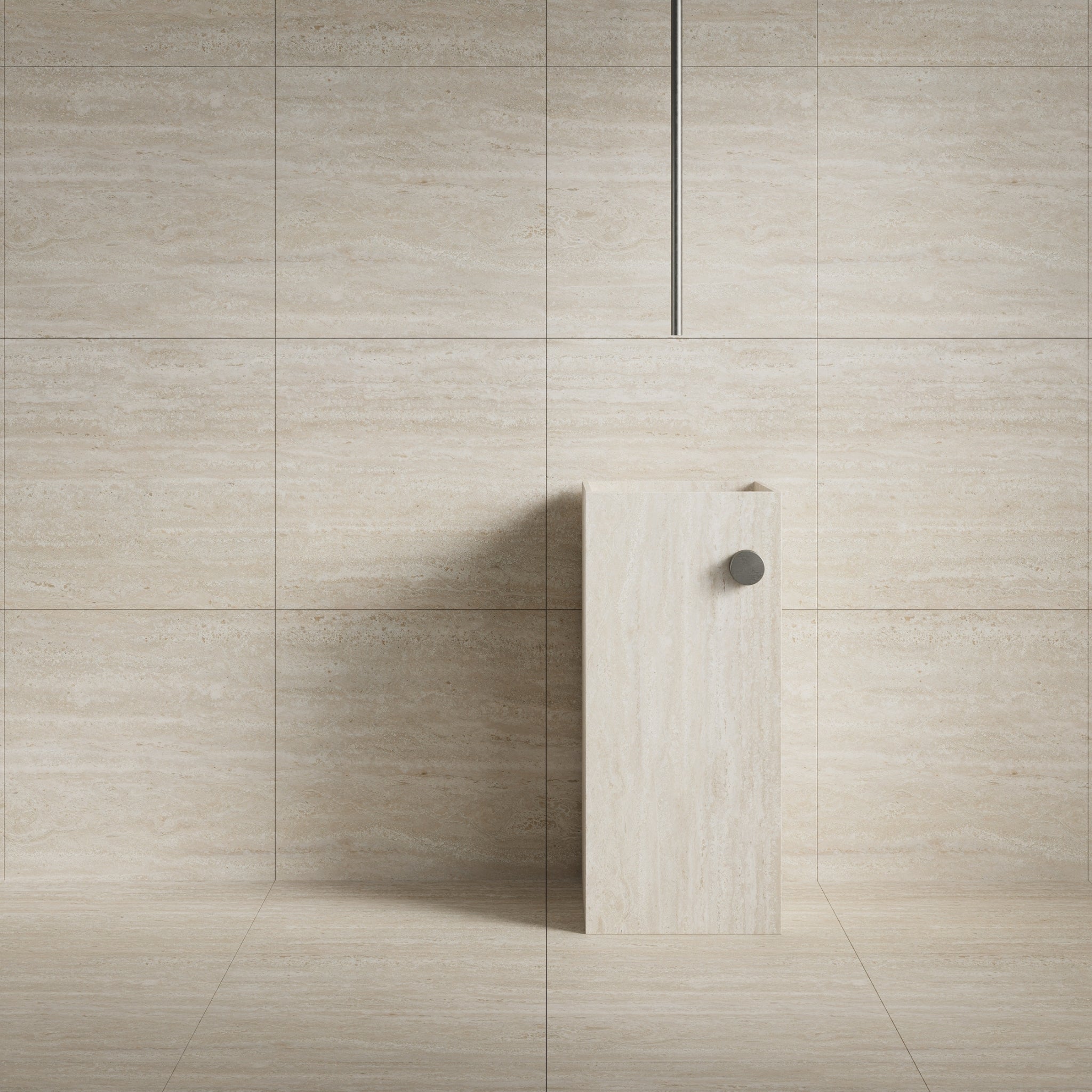 Roman Travertine Natural Stone Honed Tile