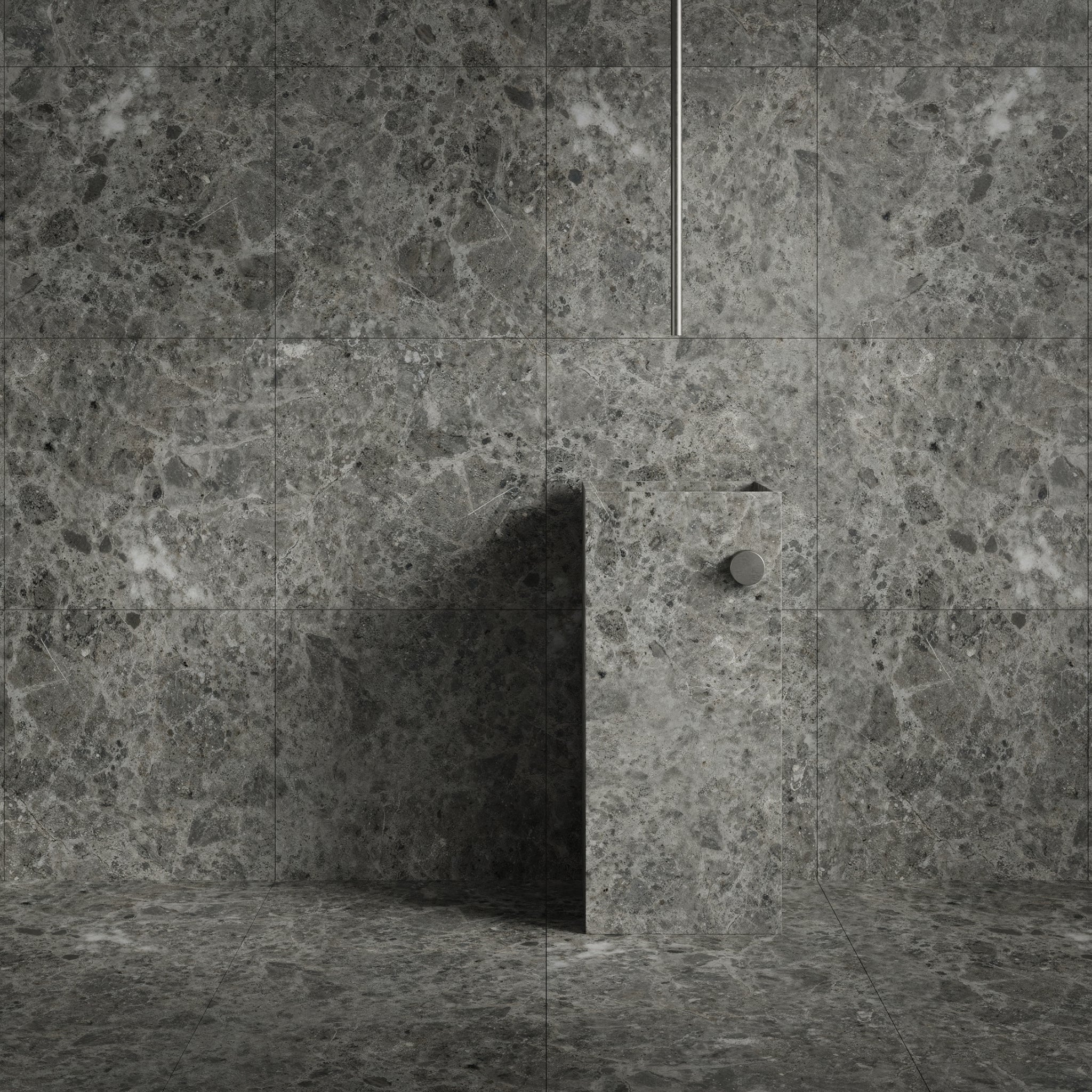 Sicily Gray Natural Stone Honed Marble Tile