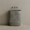 Ovola Handcrafted Stone Pedestal Sink