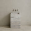 Quattro Handcrafted Stone Pedestal Sink