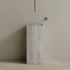 Quaro Handcrafted Stone Pedestal Sink