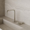 Modern Widespread Square Faucet with Knob-Style Controls