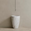 Fluvio Handcrafted Stone Pedestal Sink