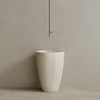 Fluvio Handcrafted Stone Pedestal Sink