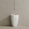 Fluvio Handcrafted Stone Pedestal Sink