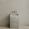 Quattro Handcrafted Stone Pedestal Sink