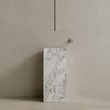 Quaro Handcrafted Stone Pedestal Sink