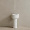 Veso Handcrafted Stone Pedestal Sink