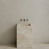 Quattro Handcrafted Stone Pedestal Sink