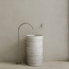 Rotundi Handcrafted Stone Pedestal Sink