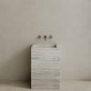 Quattro Handcrafted Stone Pedestal Sink