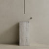 Quaro Handcrafted Stone Pedestal Sink