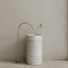 Rotundi Handcrafted Stone Pedestal Sink