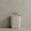 Ovola Handcrafted Stone Pedestal Sink