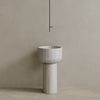 Veso Handcrafted Stone Pedestal Sink