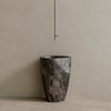Fluvio Handcrafted Stone Pedestal Sink