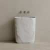 Ovola Handcrafted Stone Pedestal Sink