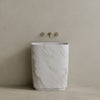 Ovola Handcrafted Stone Pedestal Sink
