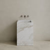 Quattro Handcrafted Stone Pedestal Sink