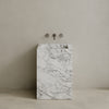 Quattro Handcrafted Stone Pedestal Sink