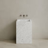 Quattro Handcrafted Stone Pedestal Sink