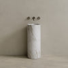 Colva Handcrafted Stone Pedestal Sink